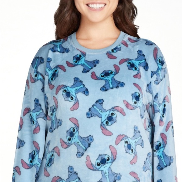 NIB Disney Stitch womens plush sweater size XS - Picture 2 of 6